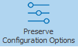 Preserve Configuration Options Enabled