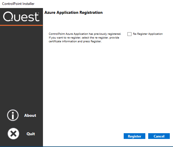 Azure Application Registration