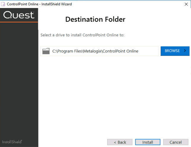Installer O365 Destination Folder
