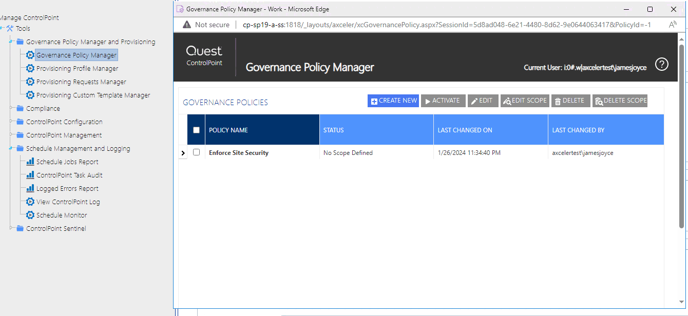 Governance Policy Manager LAUNCH