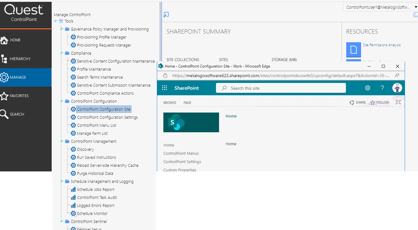 ControlPoint Configuration OPEN 2