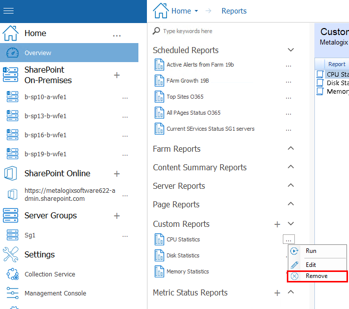 creating custom reports new 6