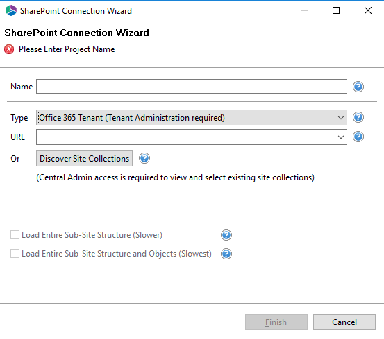 Connecting to SharePoint Office Tenant