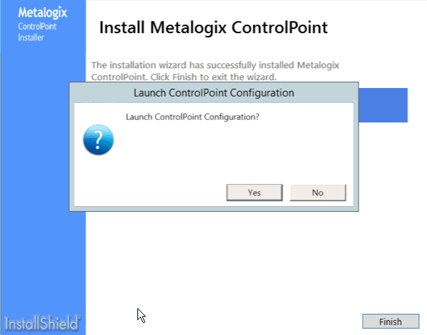 Installer Launch Configuration