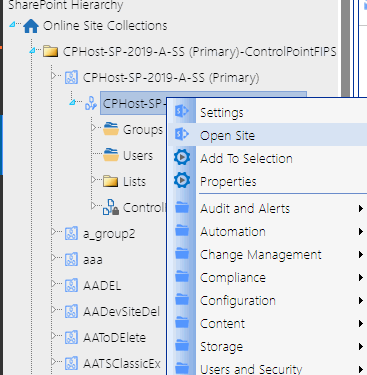 ControlPoint Configuration Cloud OPEN