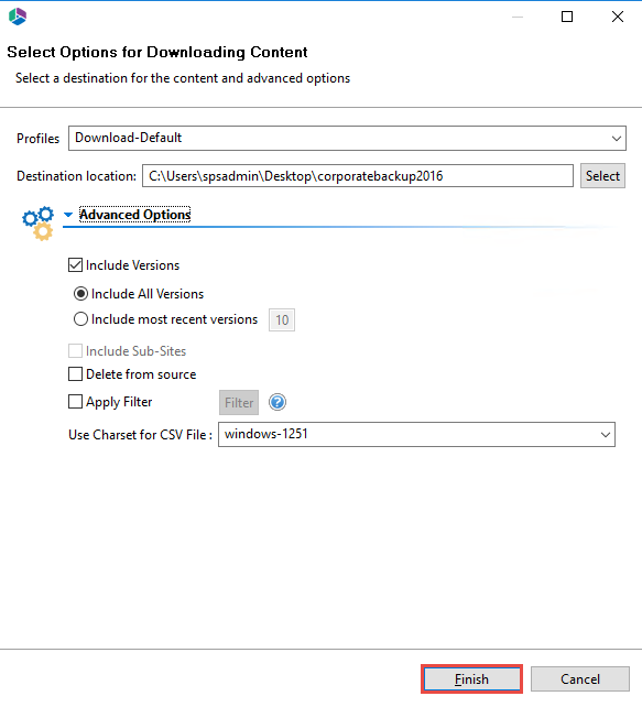 download content from sharepoint 4