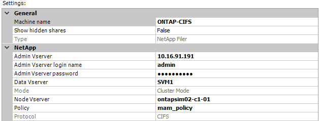 netapp-cluster-MAM-config