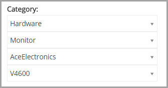 The image shows the Monitor category expanded to display ClearView2000 as a subcategory.