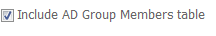 Include AD Group Members Table