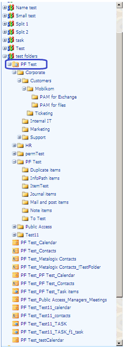 PF Flattened Hierarchy Target