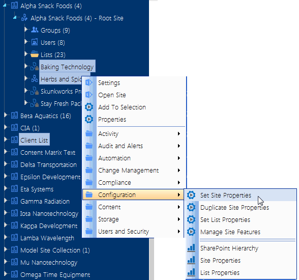 Right Click Menu