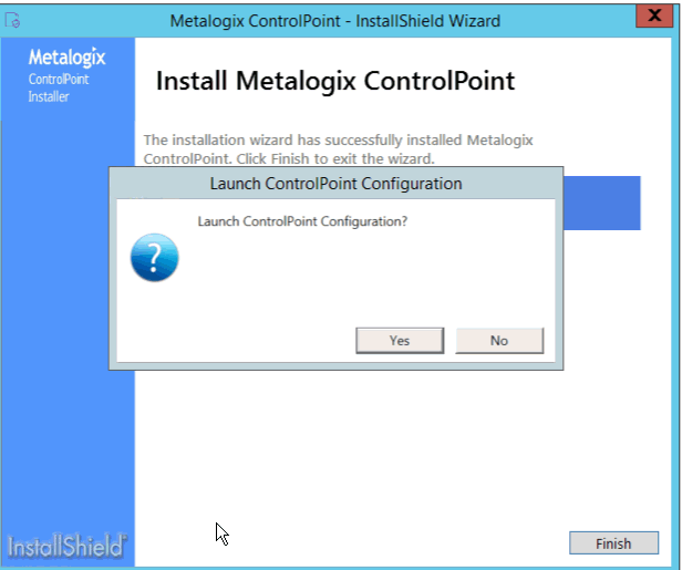 Installer Launch Configuration