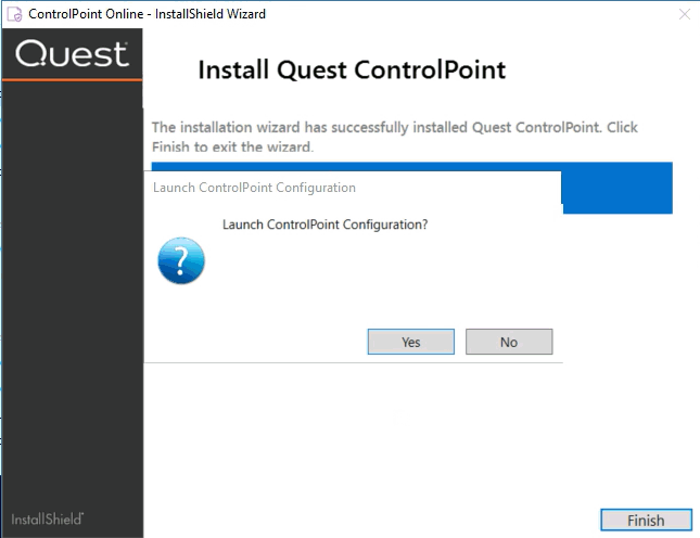 Installer Launch Configuration