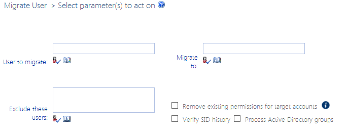 Migrate User