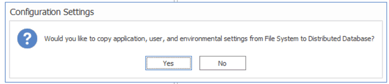 Distributed Migration User Mappngs prompt