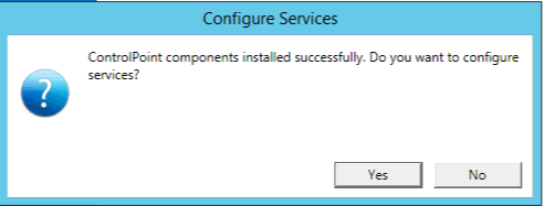 Configure Services dialog