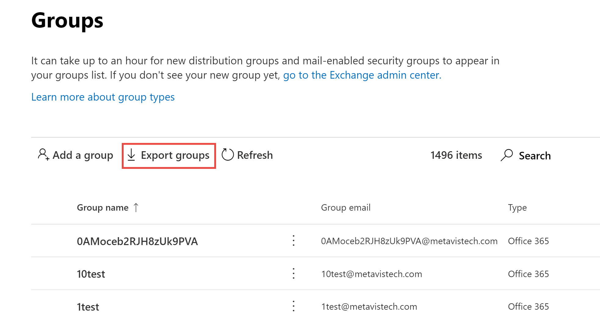 manual export groups 2