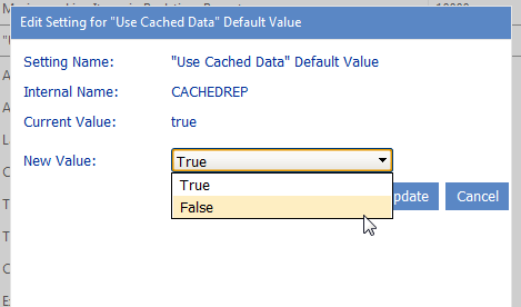 Config Setting CACHED