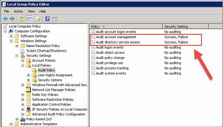 Local Group Policy Editor