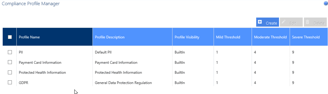 SCM Profile Maintenance