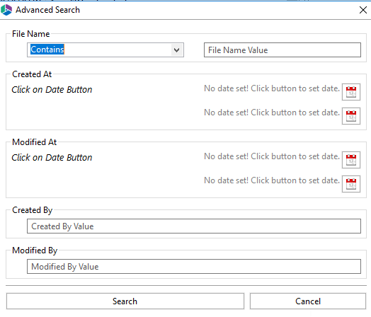 hyperbackup advanced search 2