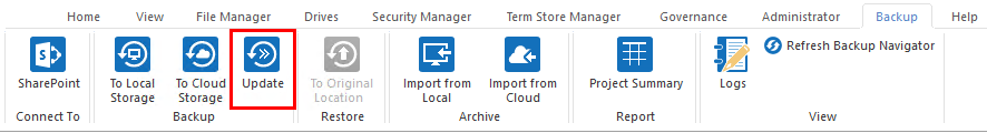 creating update backup2