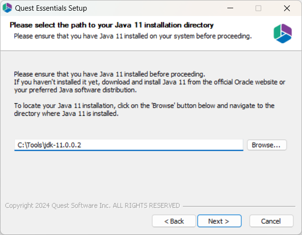 Java installation directory