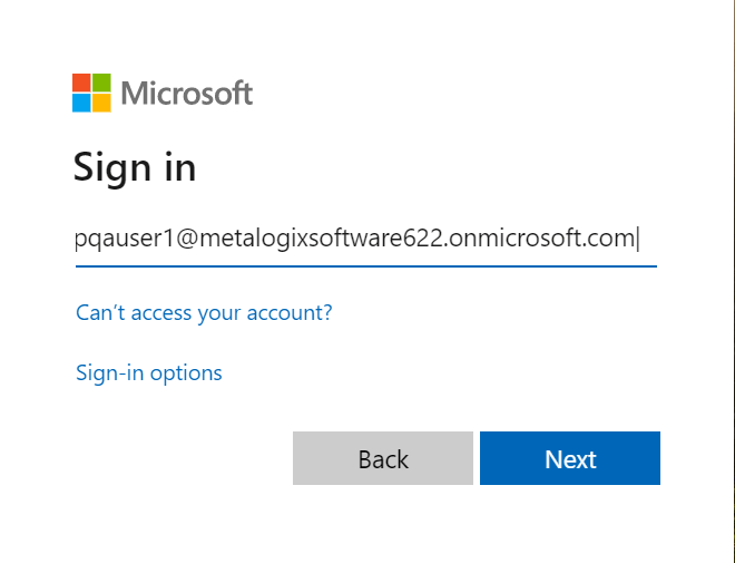 MS Login