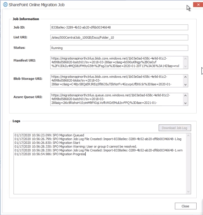 Azure Migration Details