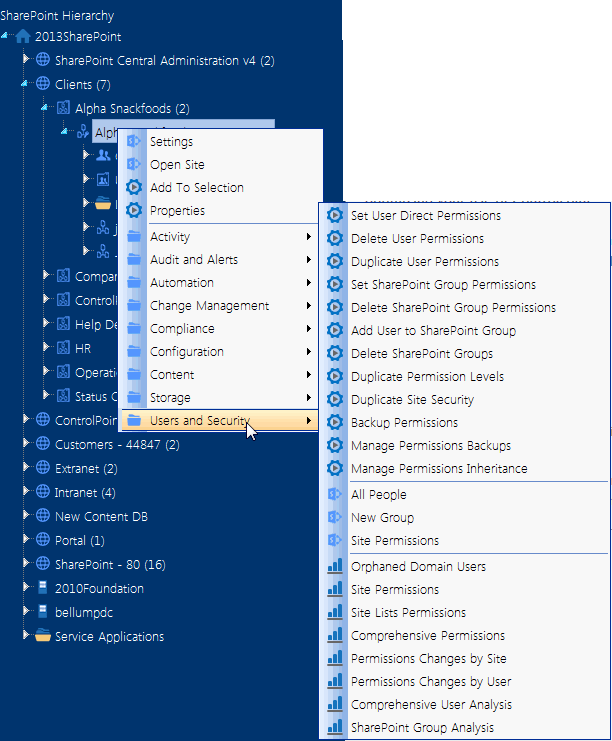 Site Tools