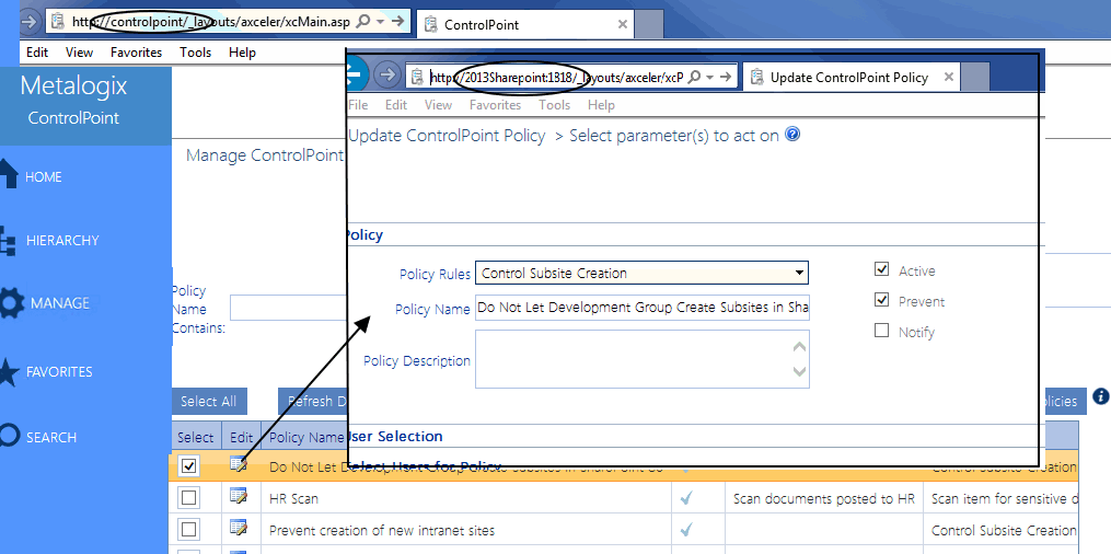 INBOUNDCONTROLPOINTURL Default