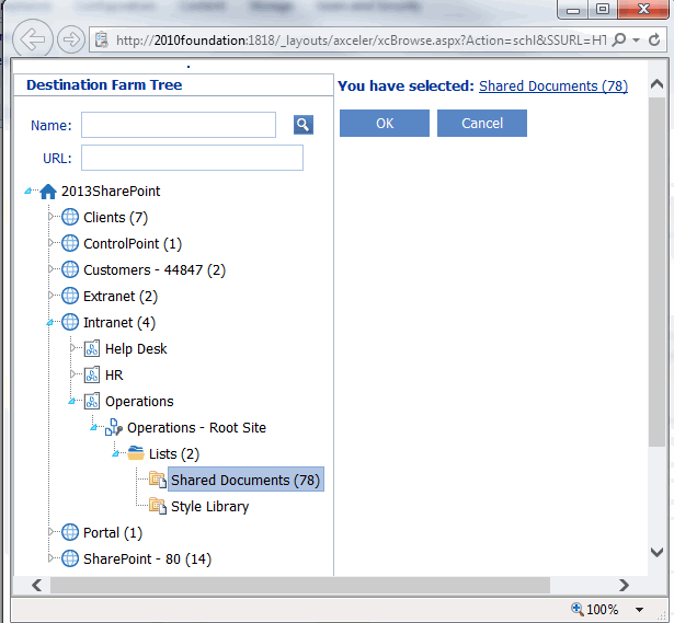 Schedule SELECT LIB