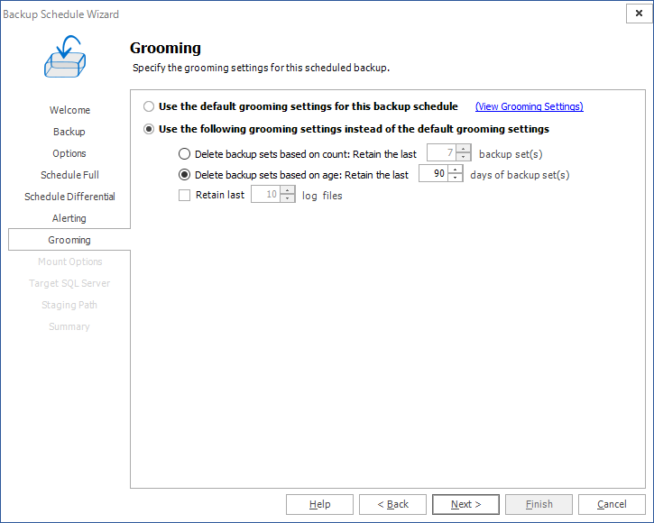 Backup_Restore_Scheduler_07_Grooming