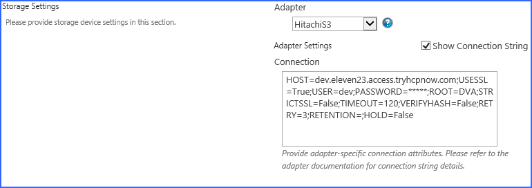 endpoint_HS3_SampleConnectionString