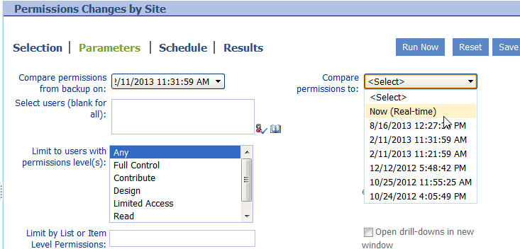 Comprehensive Permissions Changes