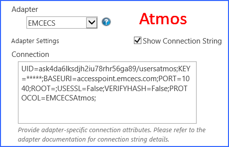 emcecsAtmosExampleConnectionString