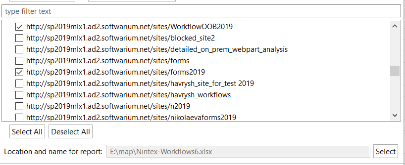 Nintex On-Prem premigration analysis 4