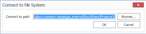 FS Connect to File System