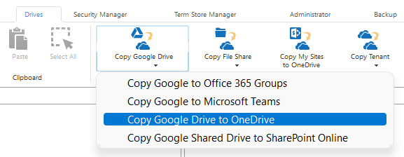 copy google to onedrive00001