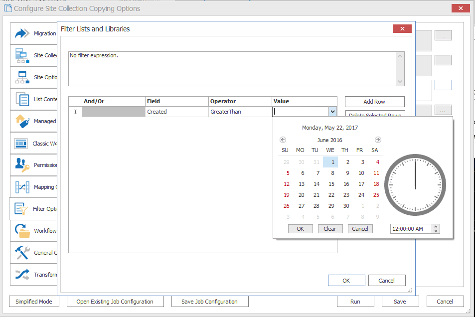 Filter by Date