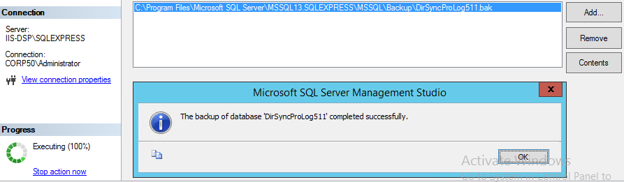 CO RP  Microsoft SQL Server Management Studio  of 