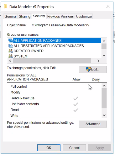 install erwin data modeler