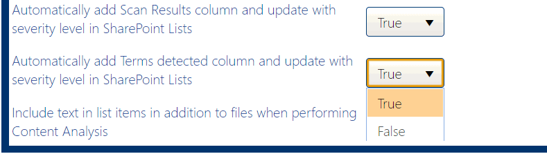 SCM Configuration Settings PREFERENCES O365