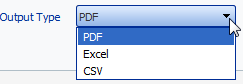 Schedule output type CLOUD