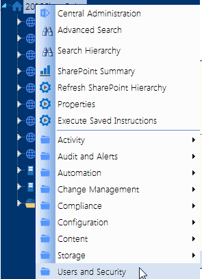 Ribbon and SP Hierarchy