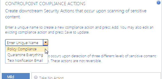 Compliance Summary ACTIONS