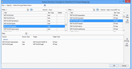 FS User Mappings