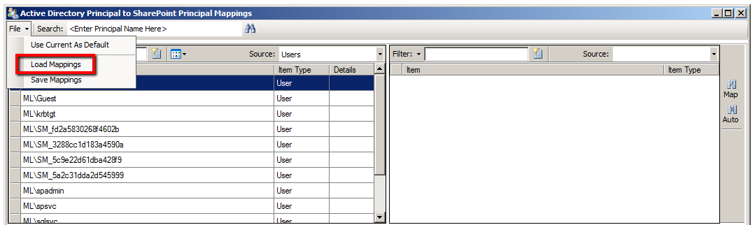 How to create a user mapping file for Content Matrix Console - File ...