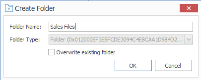 Creating a Folder 2