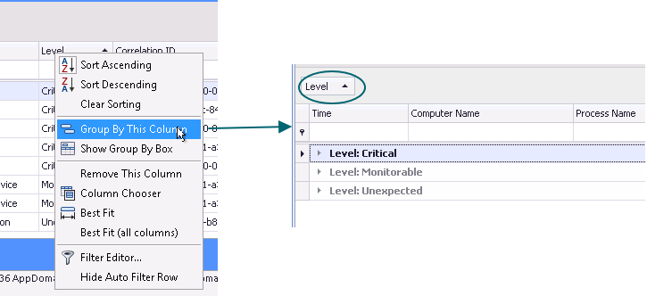 ULS Group By column